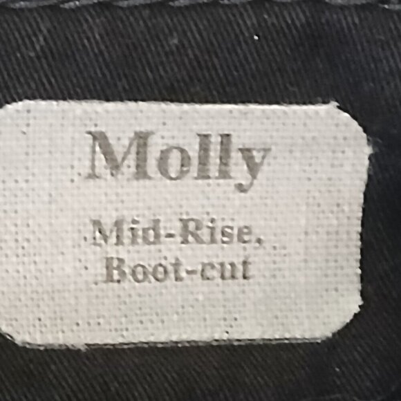 Mavi Molly Mid Rise Bootcut Pants Black Size 32 - Picture 6 of 8